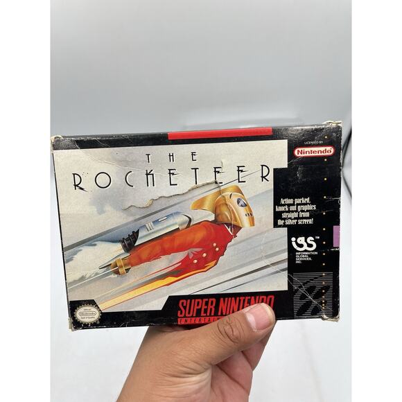 The Rocketeer SNES With Original Box + Protector Case - Picture 9 of 16